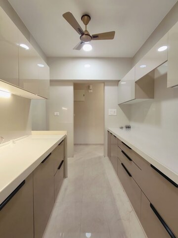 Kitchen in 3 BHK Apartment at Nav Geeta CHS, Chembur – for Rent