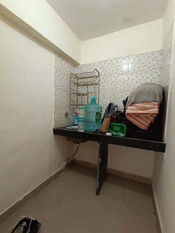 Kitchen in 1 RK Apartment at Royal Palms Ruby Isle Apartment, Goregaon East – for Rent