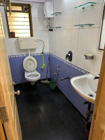 Washroom in 2 BHK Apartment at Aum Sahil Tower, Lower Parel – for Rent