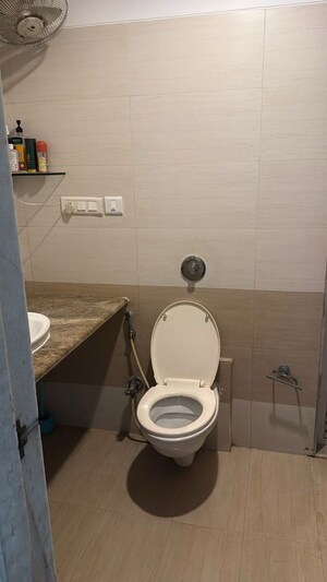 Bathroom in 3 BHK Apartment at Nahar Mimosa and Mirabilis, Chandivali – for Rent