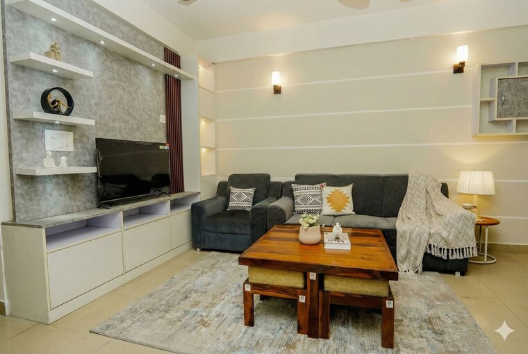 Living Room, supertech-cape-town 2.5 Bedroom 1150 Sq.Ft. Apartment In Sector 74 Noida 10117048