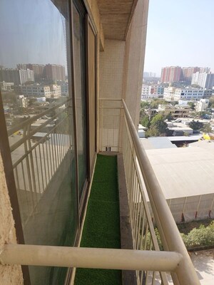 Balcony in 3 BHK Apartment at Kohinoor Courtyard One, Wakad – for Rent