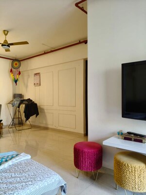 Living Room in 3 BHK Apartment at The Wadhwa Anmol Prestige, Goregaon West – for Sale