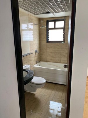 Bathroom in 5 BHK Apartment at Paranjape Schemes Blue Ridge, Hinjewadi – for Rent