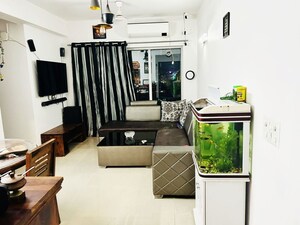 Living Room in 2 BHK Apartment at ABA Cherry County, Tech Zone 4 Greater Noida – for Rent