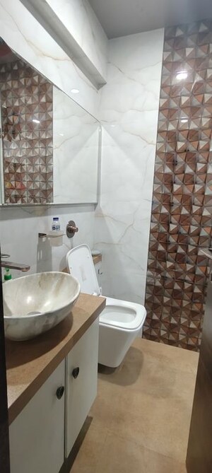 Bathroom in 2 BHK Apartment at Je and Vee Vrindavan, Malad East – for Rent