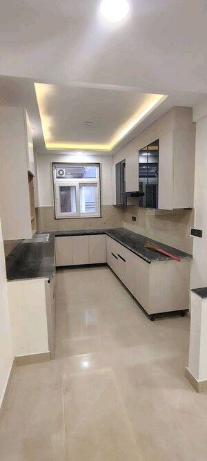 Kitchen in 3 BHK Builder Floor at Palm Residency Chhatarpur, Chattarpur – for Rent