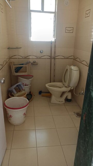 Bathroom in 3 BHK Apartment at Runwal Seagull, Hadapsar – for Rent