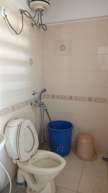 Bathroom in 3 BHK Apartment at Runwal Seagull, Hadapsar – for Rent