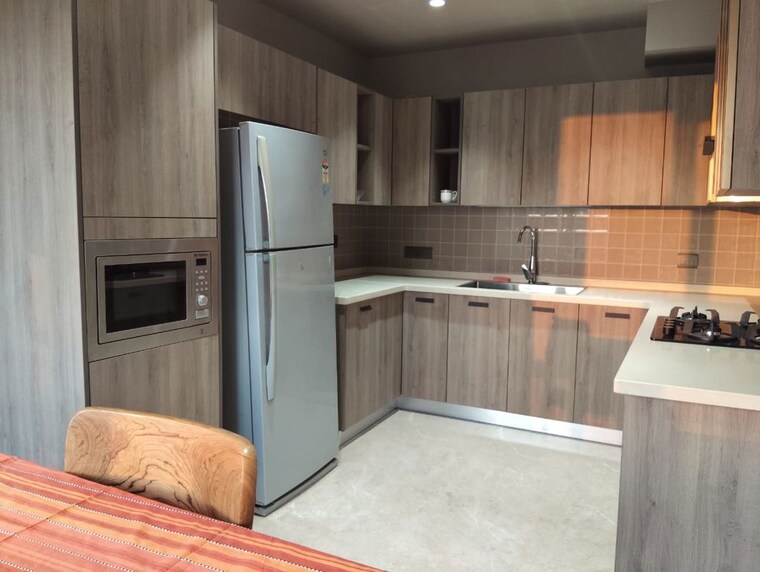 Kitchen, aba-ivy-county 3 Bedroom 1656 Sq.Ft. Apartment In Sector 75 Noida 10117691