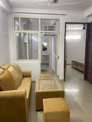 Living Room in 1 BHK Apartment at Saket – for Rent