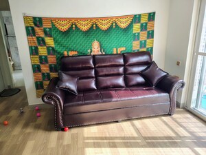 Living Room in 3 BHK Apartment at Brigade El Dorado, Bagaluru – for Rent