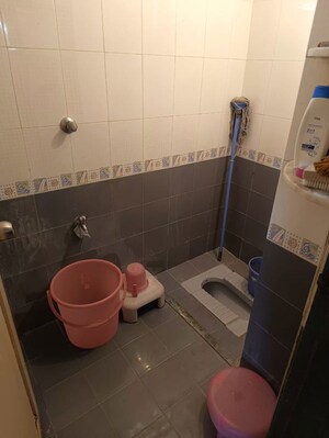 Washroom in 1 BHK Apartment at Satellite – for Rent