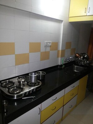 Kitchen in 2 BHK Apartment at Oxygen Valley Apartment, Hadapsar – for Rent