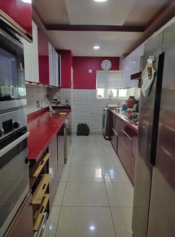 Kitchen in 3 BHK Apartment at Brigade Orchards Deodar, Devanahalli – for Rent