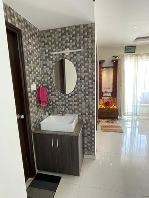 Bathroom in 2 BHK Apartment at DSR Waterscape, K Channasandra – for Rent