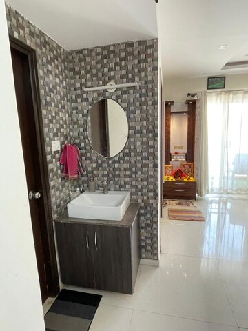 Bathroom in 2 BHK Apartment at DSR Waterscape, K Channasandra – for Rent