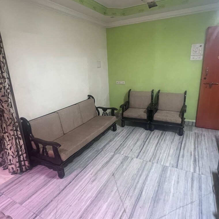 Living Room, usha nagar 1 Bedroom 460 Sq.Ft. Builder Floor In Usha Nagar Mumbai 10119404