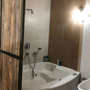 Bathroom in 3 BHK Apartment at Vastushodh Cavansite, Warje – for Rent