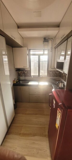 Kitchen in 1 BHK Apartment at Sethia Sea View, Goregaon West – for Rent