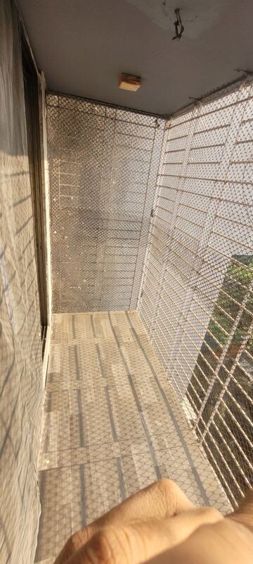 Balcony in 1 BHK Apartment at Sethia Sea View, Goregaon West – for Rent