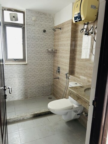 Bathroom in 1 BHK Apartment at Unitech The Residences Gurgaon, Sector 33 – for Rent