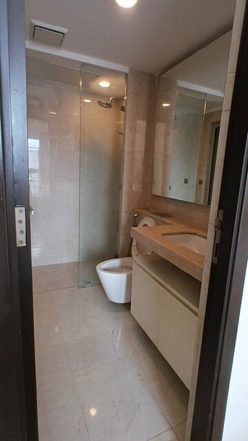 Bathroom in 2 BHK Apartment at Powai – for Rent