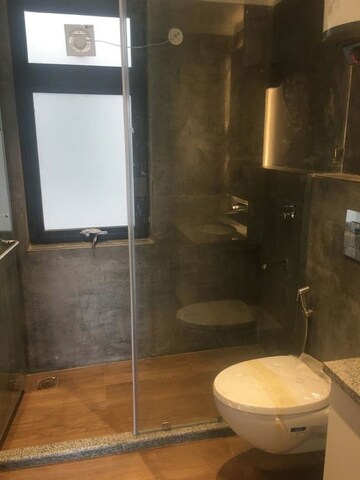Bathroom in 4 BHK Builder Floor at Sushant Lok ii – for Rent