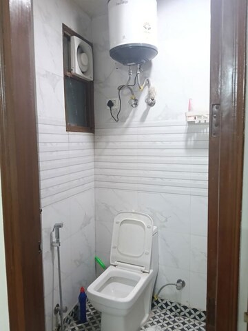 Bathroom in 1 BHK Builder Floor at Panchsheel Vihar – for Rent