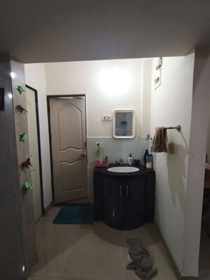 Bathroom in 1 BHK Apartment at Sapphire Lakeside, Powai – for Rent