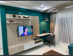 3 BHK + Pooja Room,Servant Room,Study Room,Extra Room,Basement,Store Room Apartment For Rent in My Home Krishe
