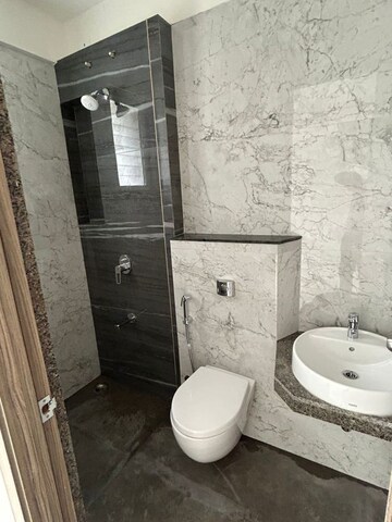 Bathroom in 3 BHK Apartment at Achalare Hill View Apartments Phase I And II, Baner – for Rent