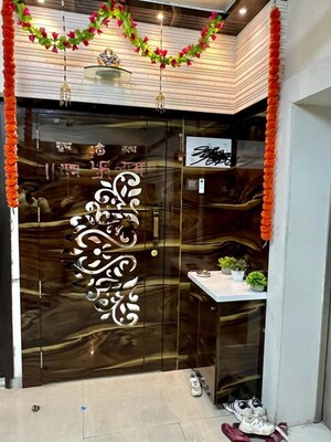 Staircase in 2 BHK Apartment at Rosa Gardenia, Ghodbunder Road – for Rent