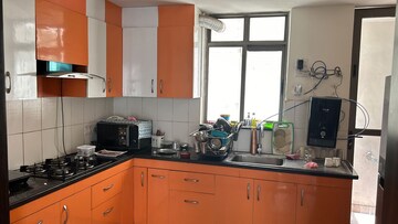 Kitchen in 3.5 BHK Apartment at Unitech The Residences Gurgaon, Sector 33 – for Rent