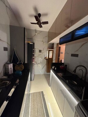 Kitchen in 1 BHK Apartment at Nerul Sector 20 – for Sale