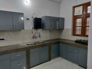 Kitchen in 1 BHK Builder Floor at Gomti Nagar – for Rent