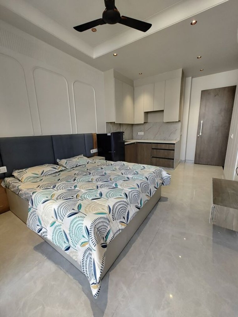 Bedroom, sector 52 1 RK 360 Sq.Ft. Builder Floor In Sector 52 Gurgaon 10121744