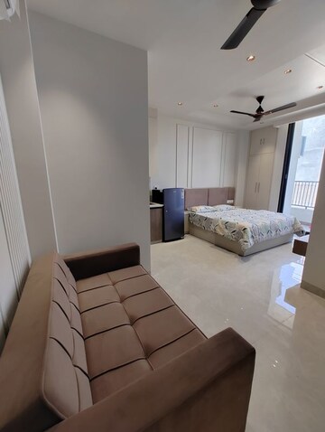 Living Room in Studio Builder Floor at Sector 52 – for Rent