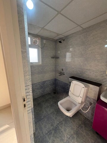 Bathroom in 3 BHK Apartment at Salarpuria Sattva Park Cubix, Devanahalli – for Rent