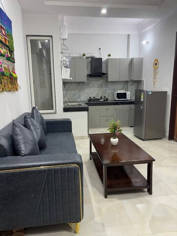 Living Room in 1 BHK Builder Floor at Saket – for Rent