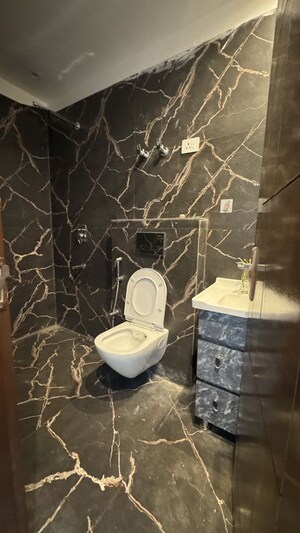 Bathroom in 2 BHK Apartment at Palm Residency Chhatarpur, Chattarpur – for Rent