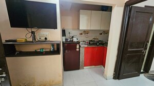 Kitchen in 1 BHK Builder Floor at East Of Kailash – for Rent