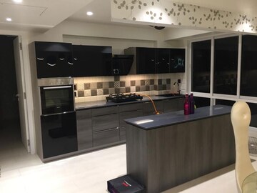 Kitchen in 3 BHK Apartment at Hiranandani Gardens, Powai – for Rent