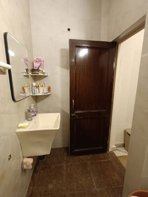 Bathroom in 3 BHK Builder Floor at Chittaranjan Park – for Rent