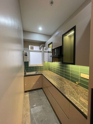Kitchen in 3 BHK Builder Floor at Sushant Lok 2, Sector 57 – for Rent