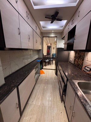 Kitchen in 3 BHK Builder Floor at East Of Kailash – for Rent