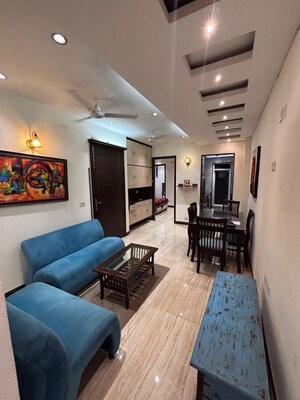Living Room in 3 BHK Builder Floor at East Of Kailash – for Rent