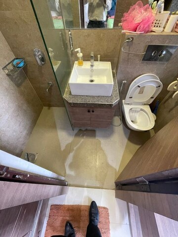 Bathroom in 1 BHK Apartment at Bandra West – for Rent