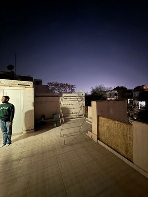 Terrace in 3 BHK Builder Floor at Kalkaji – for Rent