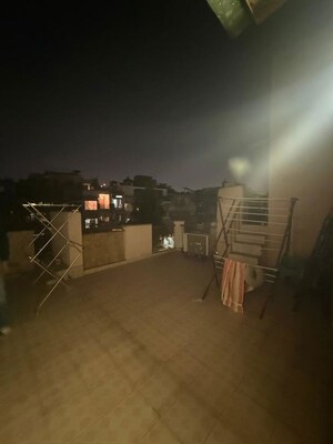 Terrace in 3 BHK Builder Floor at Kalkaji – for Rent